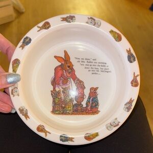 Vintage Peter Rabbit Ceramic Bowl